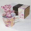 SYNC - [Heart Pink] Stuffed Bear Mug (3.3 inch height)