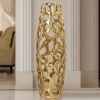 Ceramic Vase Large Floor Vase Handmade Ceramic Flower Holder Hand Carve Vase Made Sophisticated Vessel for Decorative Branches