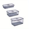 3 small, medium, and large bread preservation boxes, kitchen counter sealed multifunctional preservation boxes