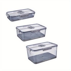 3 small, medium, and large bread preservation boxes, kitchen counter sealed multifunctional preservation boxes