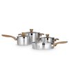 Serenk Definition Stainless Steel 7 Pieces Cookware Set