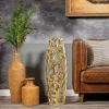 Ceramic Vase Large Floor Vase Handmade Ceramic Flower Holder Hand Carve Vase Made Sophisticated Vessel for Decorative Branches