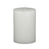 4x6" 2PK Unscented Soy Wax Candle, White