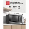 ML-EM45PIT(BS) Countertop Microwave Oven with Inverter Technology, Kitchen Essentials, Smart Sensor, Auto Defrost, 1.6 Cu.ft