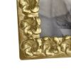 6.5x8.5" Vintage Gold Photo Frame with Flower Design