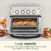 Air Fryer + Convection Toaster Oven, 8-1 Oven with Bake, Grill, Broil & Warm Options, Stainless Steel, TOA-70