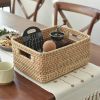 (13.13-in W x 5.5-in H x 9.5-in D) Natural Rattan Basket