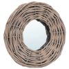 Mirrors 3 pcs 5.9" Wicker