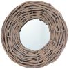 Mirrors 3 pcs 5.9" Wicker