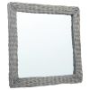 Mirror 19.7"x19.7" Wicker