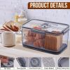 3 small, medium, and large bread preservation boxes, kitchen counter sealed multifunctional preservation boxes