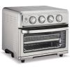 Air Fryer + Convection Toaster Oven, 8-1 Oven with Bake, Grill, Broil & Warm Options, Stainless Steel, TOA-70