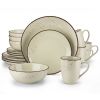 Vancasso Navia-MS 16/32/48-Piece Stoneware Ceramic Dinnerware Set with Dinner Plate,Dessert Plate,800ml Bowl, Mug Tableware Set